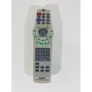 Sanyo Remote Controller Model RB-407 MT TV DVD Program Original Tested Works